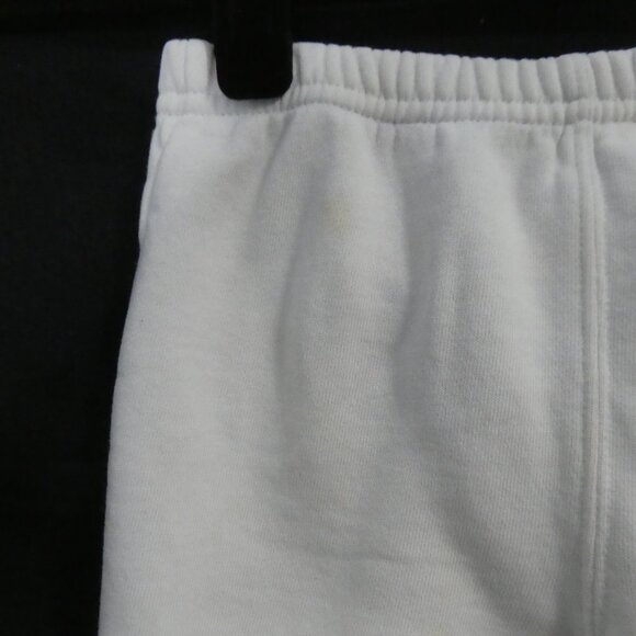 ROOTS 73 | 8.5 inch measured waist | White Sweatpants | Pink Roots Back *stains - Picture 3 of 15